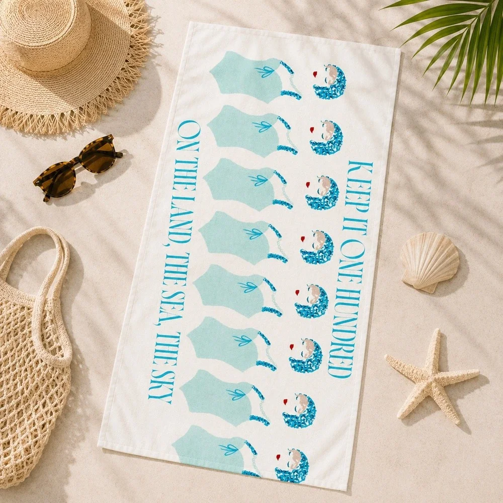 Taylor Swift  Beach Towel Cream Fate of Ophelia Showgirl 70x35 NEW